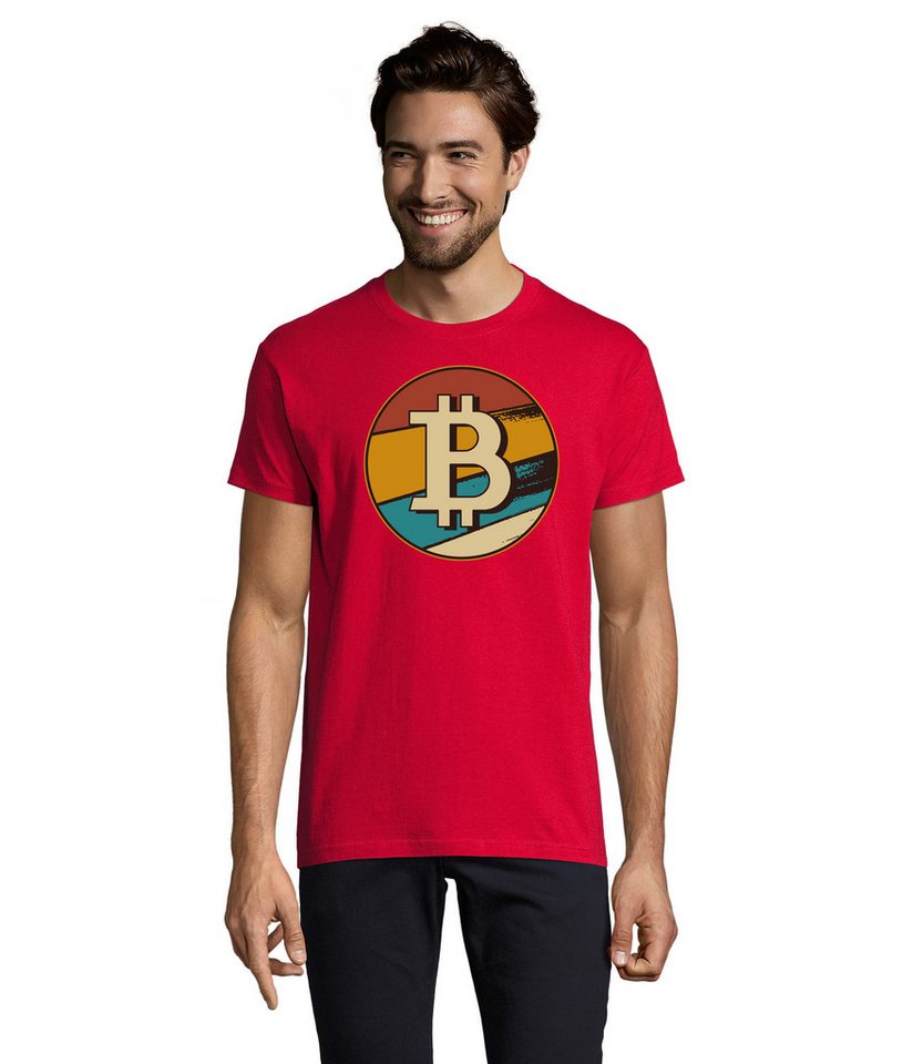 Blondie & Brownie T-Shirt Bitcoin Krypto Vintage Herren Shirt Blockchain Trade Motiv Blondie & Brownie T-Shirt Bitcoin Krypto Vintage Herren Shirt Blockchain Trade Motiv von Blondie & Brownie
