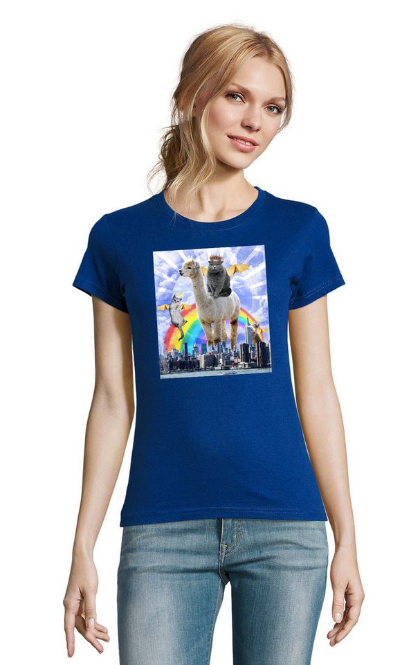 Blondie & Brownie T-Shirt Cat Angels Katzten Engel Regenbogen Logo Print in vielen Farben Blondie & Brownie T-Shirt Cat Angels Katzten Engel Regenbogen Logo Print in vielen Farben von Blondie & Brownie