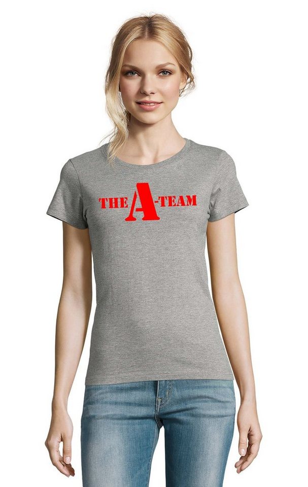 Blondie & Brownie T-Shirt Damen A Team Logo Print Van Bus Murdock Hannibal Serie von Blondie & Brownie