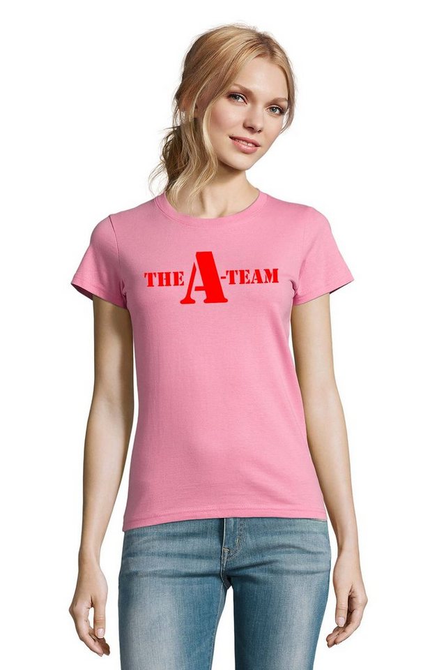 Blondie & Brownie T-Shirt Damen A Team Logo Print Van Bus Murdock Hannibal Serie von Blondie & Brownie