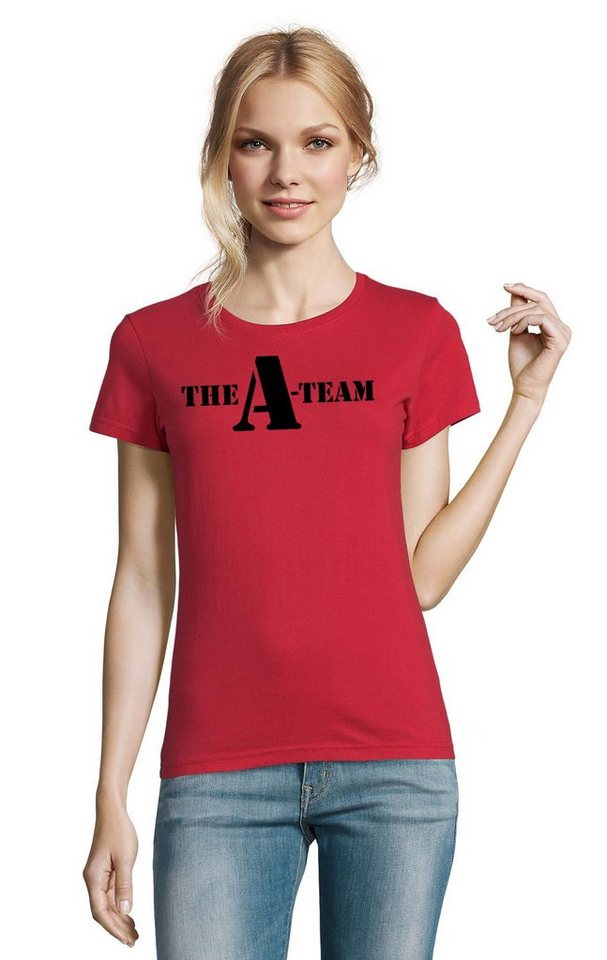 Blondie & Brownie T-Shirt Damen A Team Logo Print Van Bus Murdock Hannibal Serie von Blondie & Brownie