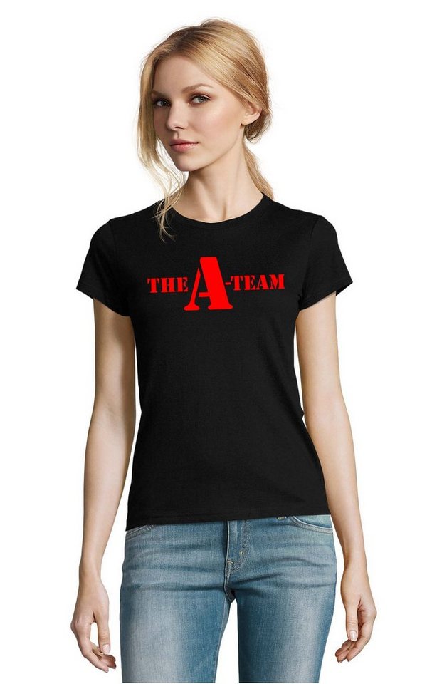Blondie & Brownie T-Shirt Damen A Team Logo Print Van Bus Murdock Hannibal Serie von Blondie & Brownie