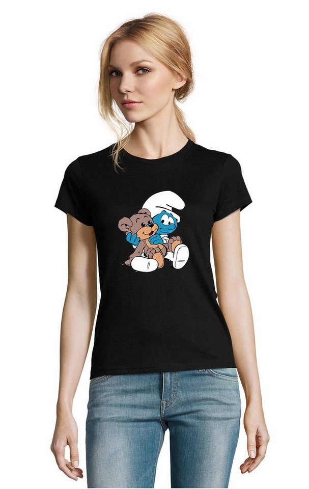 Blondie & Brownie T-Shirt Damen Babyschlumpf Schlümpfe Serie Teddybär Teddy Bär Schlumpf Blondie & Brownie T-Shirt Damen Babyschlumpf Schlümpfe Serie Teddybär Teddy Bär Schlumpf von Blondie & Brownie