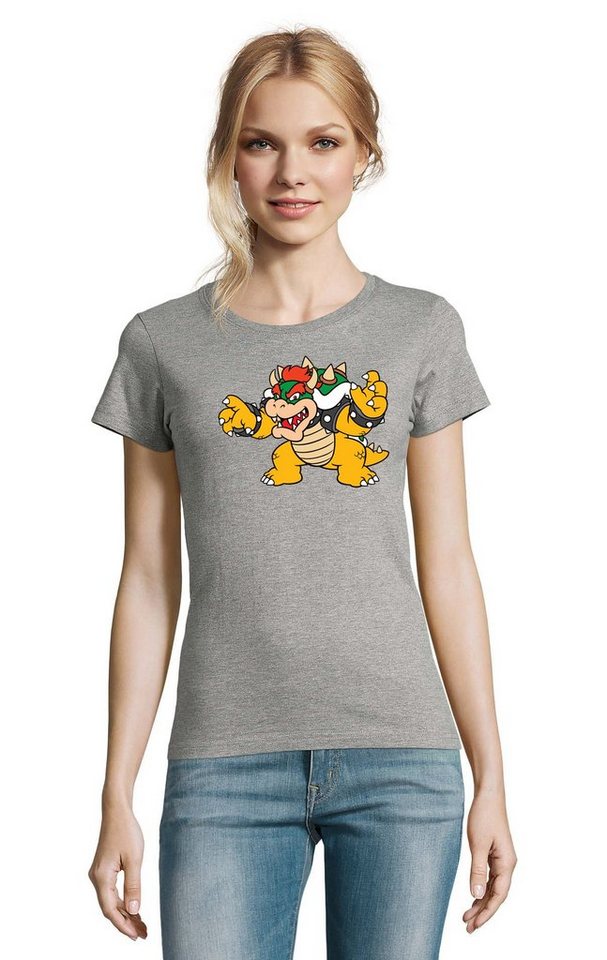 Blondie & Brownie T-Shirt Damen Bowser Mario Yoshi Luigi Game Gamer Gaming Konsole Retro von Blondie & Brownie