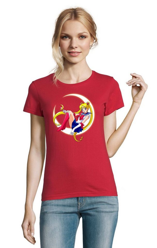 Blondie & Brownie T-Shirt Damen Fun Comic Sailor Moon Anime Manga von Blondie & Brownie