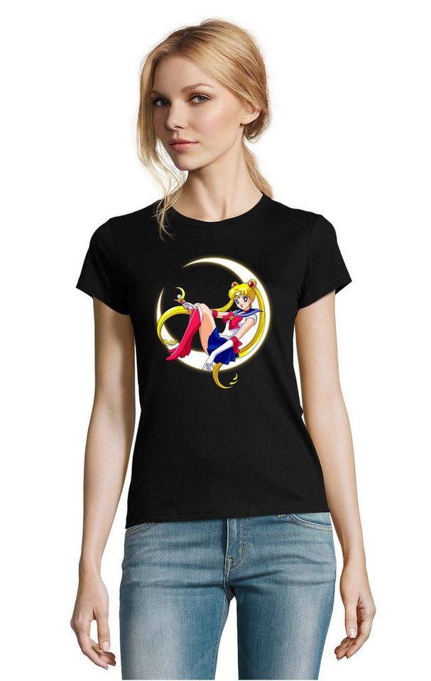 Blondie & Brownie T-Shirt Damen Fun Comic Sailor Moon Anime Manga von Blondie & Brownie