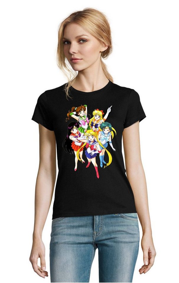 Blondie & Brownie T-Shirt Damen Fun Comic Sailor Moon and Friends Anime Manga von Blondie & Brownie