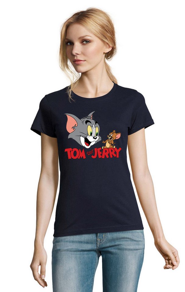 Blondie & Brownie T-Shirt Damen Fun Fan Tom Jerry Katze Maús Cartoon Comic in vielen Farben von Blondie & Brownie