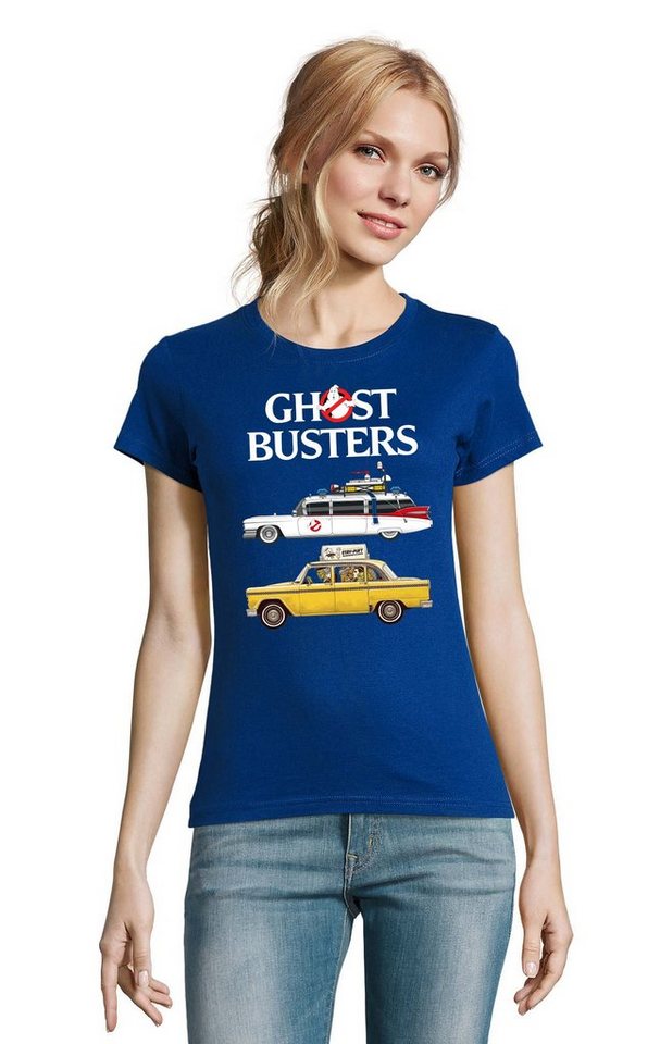 Blondie & Brownie T-Shirt Damen Ghostbusters Cars Auto Geisterjäger Geister Film Ghost von Blondie & Brownie