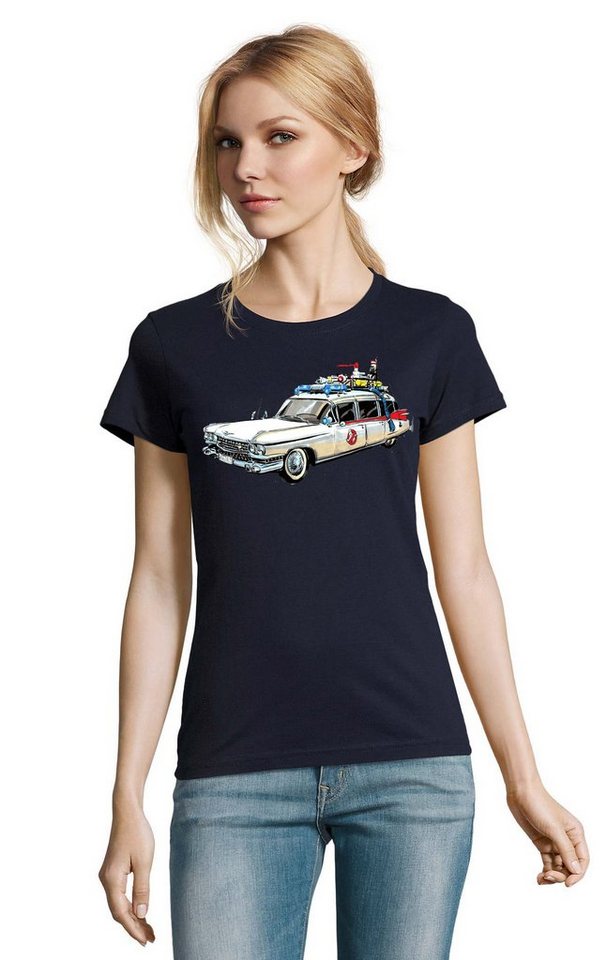 Blondie & Brownie T-Shirt Damen Ghostbusters Cars Auto Geisterjäger Geister Film Ghost von Blondie & Brownie