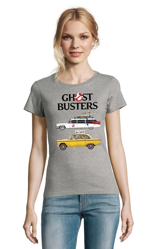 Blondie & Brownie T-Shirt Damen Ghostbusters Cars Auto Geisterjäger Geister Film Ghost von Blondie & Brownie