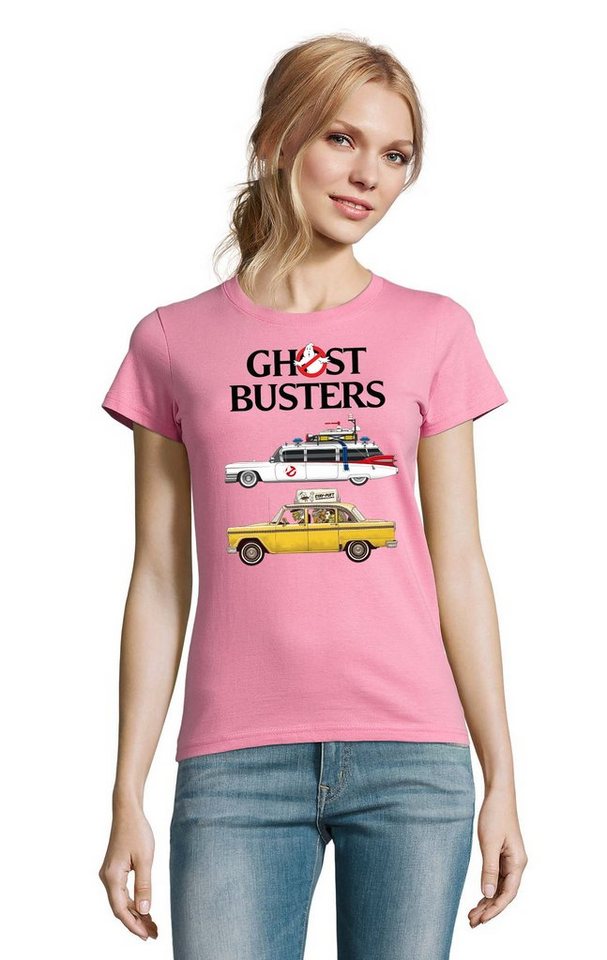 Blondie & Brownie T-Shirt Damen Ghostbusters Cars Auto Geisterjäger Geister Film Ghost von Blondie & Brownie