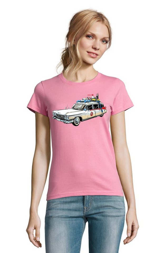 Blondie & Brownie T-Shirt Damen Ghostbusters Cars Auto Geisterjäger Geister Film Ghost von Blondie & Brownie