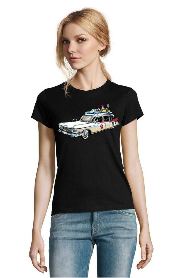 Blondie & Brownie T-Shirt Damen Ghostbusters Cars Auto Geisterjäger Geister Film Ghost von Blondie & Brownie