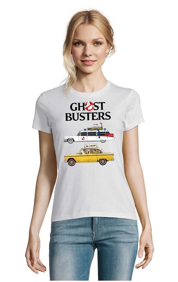 Blondie & Brownie T-Shirt Damen Ghostbusters Cars Auto Geisterjäger Geister Film Ghost von Blondie & Brownie