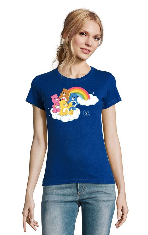 Blondie & Brownie T-Shirt Damen Glücksbärchis Care Bears Hab-Dich-lieb Bärchis Wolkenland von Blondie & Brownie