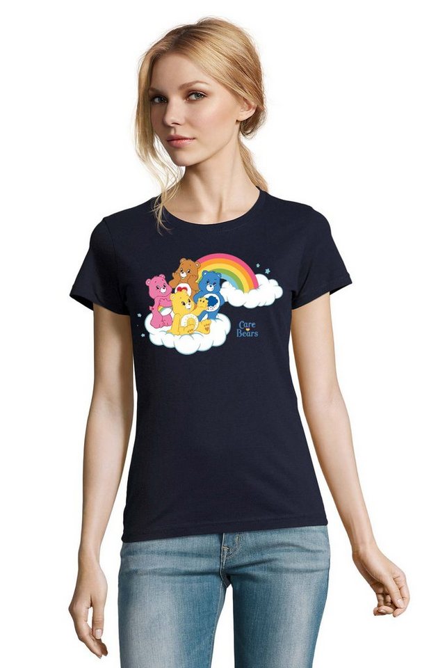 Blondie & Brownie T-Shirt Damen Glücksbärchis Care Bears Hab-Dich-lieb Bärchis Wolkenland von Blondie & Brownie