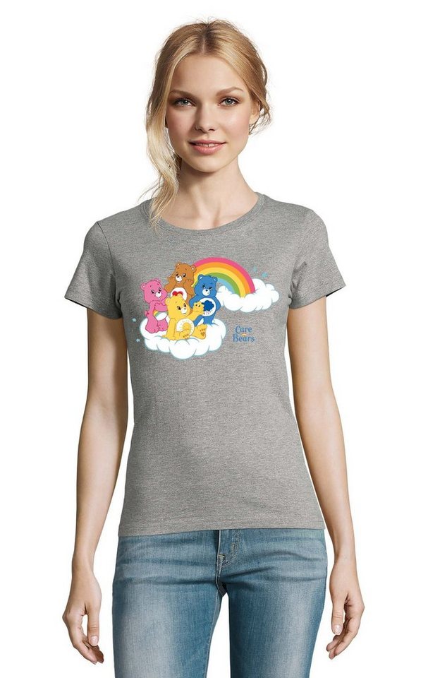 Blondie & Brownie T-Shirt Damen Glücksbärchis Care Bears Hab-Dich-lieb Bärchis Wolkenland von Blondie & Brownie