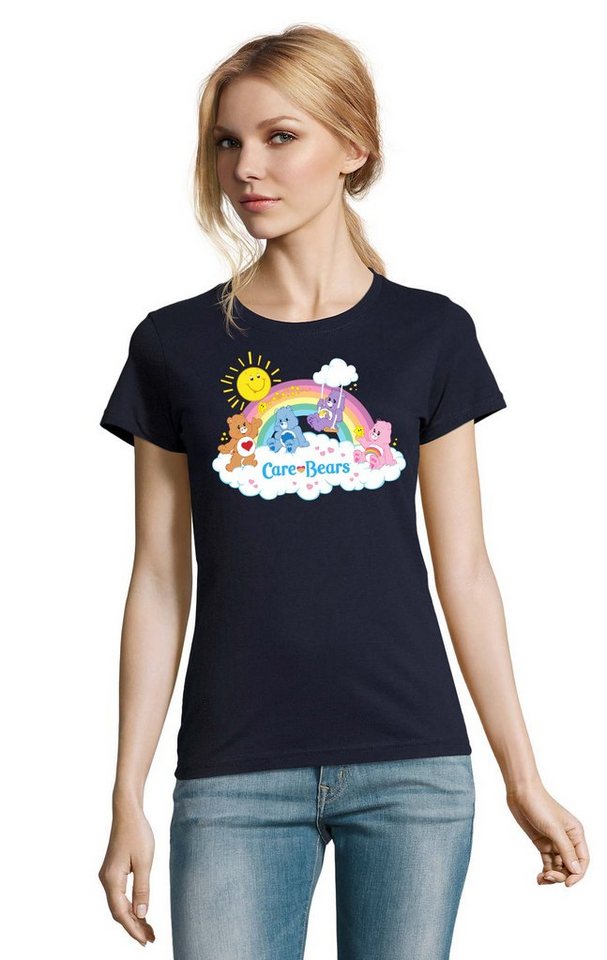 Blondie & Brownie T-Shirt Damen Glücksbärchis Sun Care Bears Hab-Dich-lieb Wolkenland von Blondie & Brownie