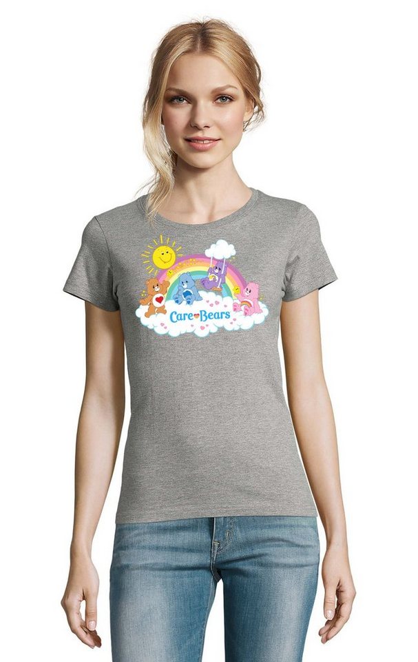 Blondie & Brownie T-Shirt Damen Glücksbärchis Sun Care Bears Hab-Dich-lieb Wolkenland von Blondie & Brownie