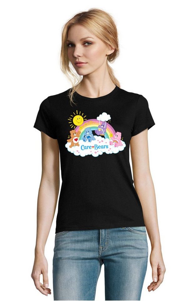 Blondie & Brownie T-Shirt Damen Glücksbärchis Sun Care Bears Hab-Dich-lieb Wolkenland von Blondie & Brownie