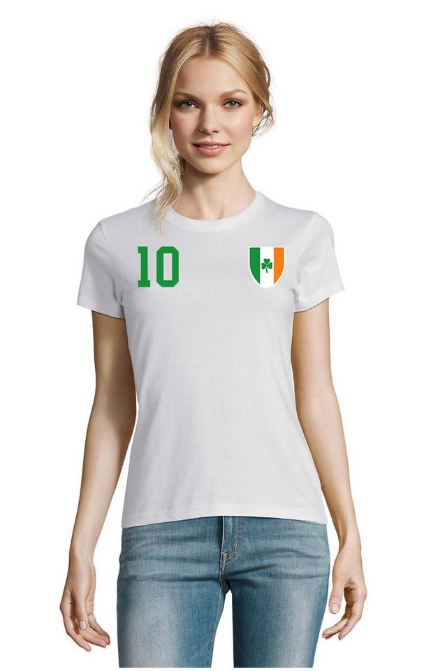 Blondie & Brownie T-Shirt Damen Irland Sport Trikot Fußball Handball Weltmeister WM EM von Blondie & Brownie