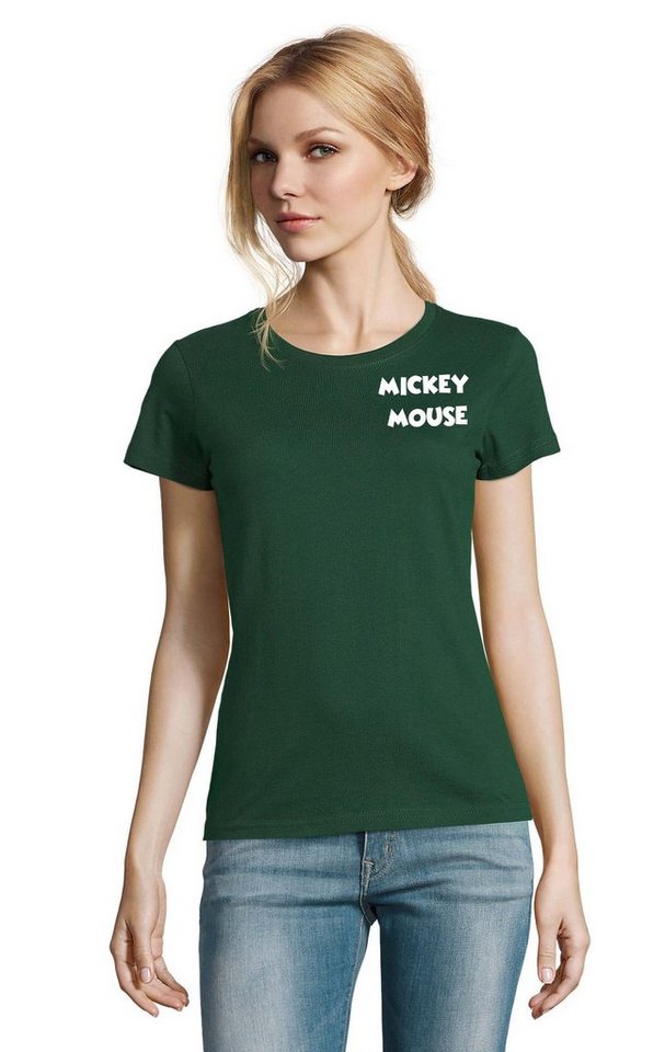 Blondie & Brownie T-Shirt Damen Mickey Mouse Brust Minnie Film Cartoon Zeichentrick Maus Blondie & Brownie T-Shirt Damen Mickey Mouse Brust Minnie Film Cartoon Zeichentrick Maus von Blondie & Brownie