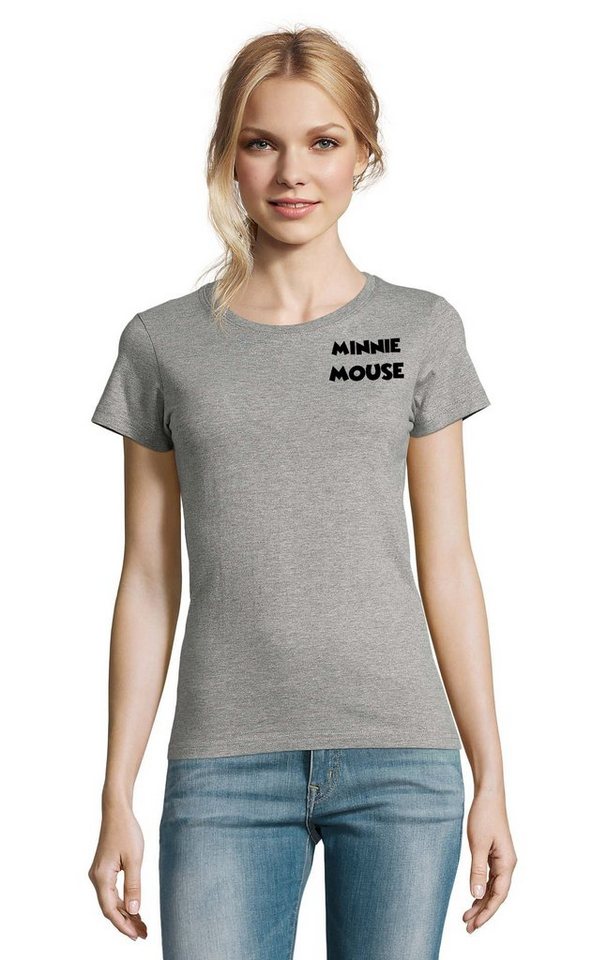 Blondie & Brownie T-Shirt Damen Minnie Mouse Mickey Film Serie Cartoon Maus von Blondie & Brownie