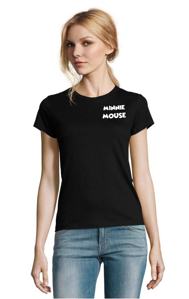 Blondie & Brownie T-Shirt Damen Minnie Mouse Mickey Film Serie Cartoon Maus von Blondie & Brownie