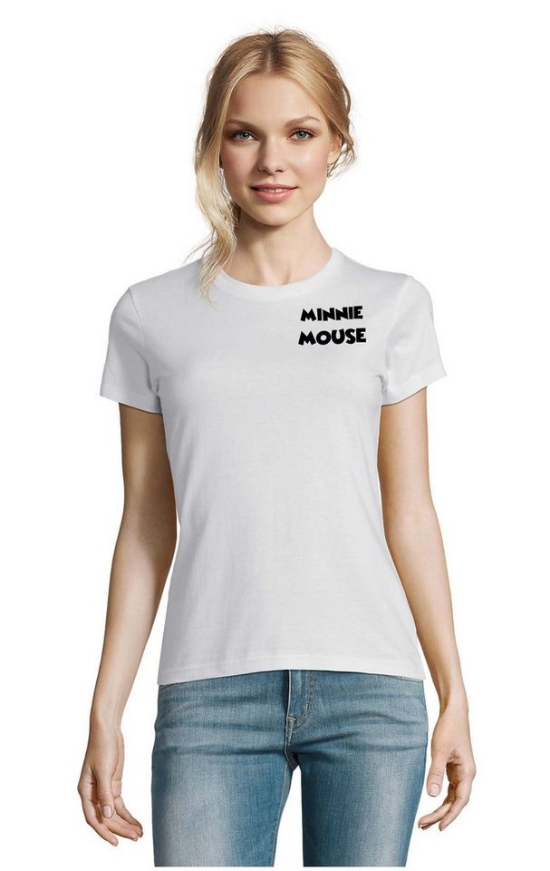 Blondie & Brownie T-Shirt Damen Minnie Mouse Mickey Film Serie Cartoon Maus von Blondie & Brownie