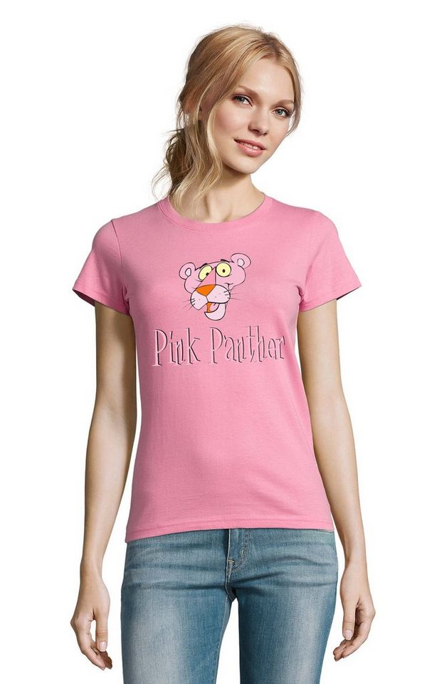 Blondie & Brownie T-Shirt Damen Pink Panther Rosarote Inspector Comic Cartoon von Blondie & Brownie