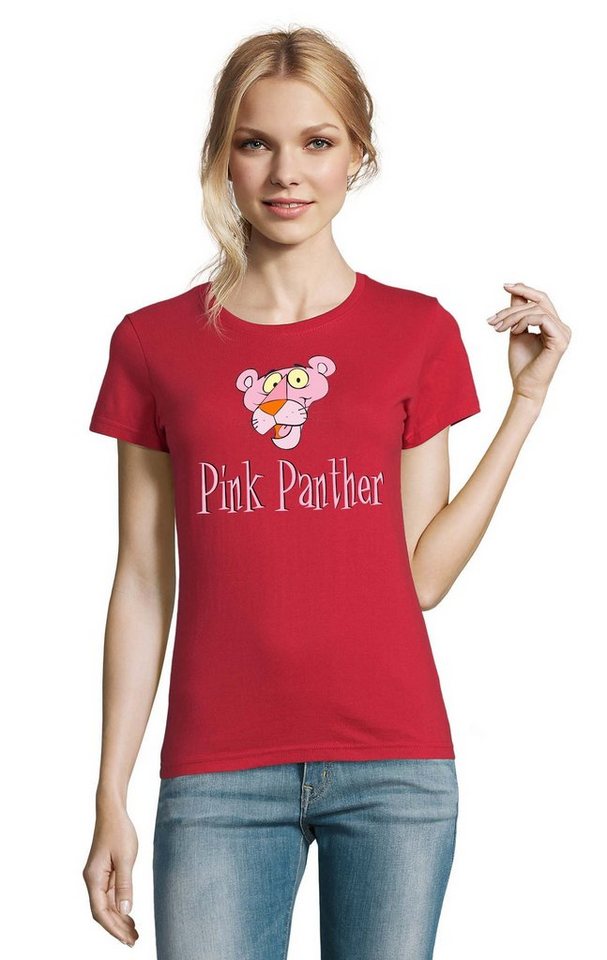 Blondie & Brownie T-Shirt Damen Pink Panther Rosarote Inspector Comic Cartoon von Blondie & Brownie