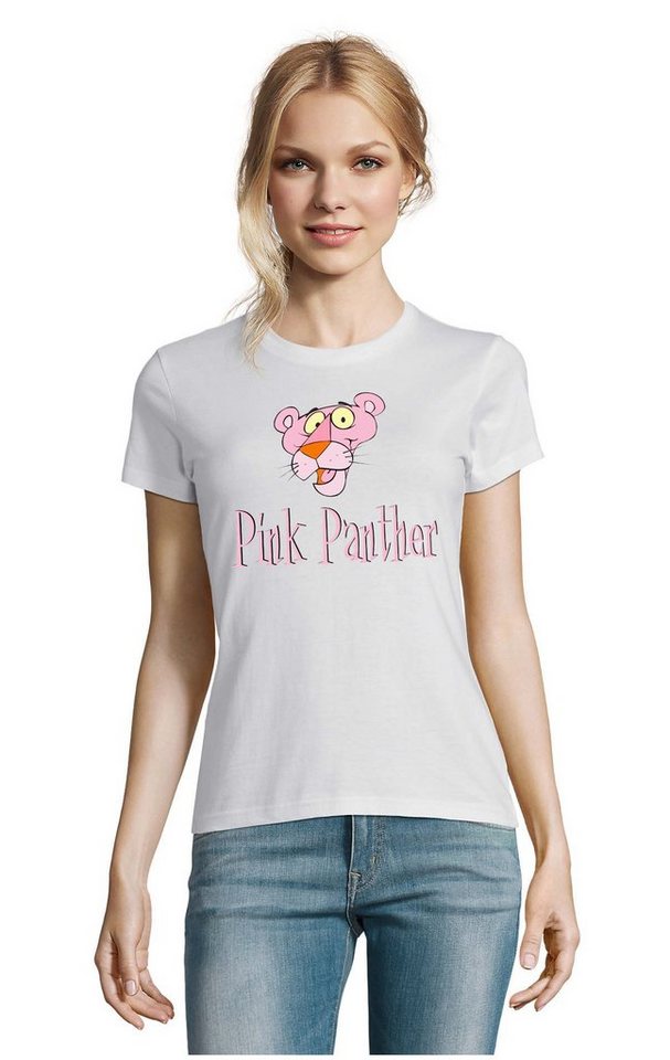 Blondie & Brownie T-Shirt Damen Pink Panther Rosarote Inspector Comic Cartoon von Blondie & Brownie