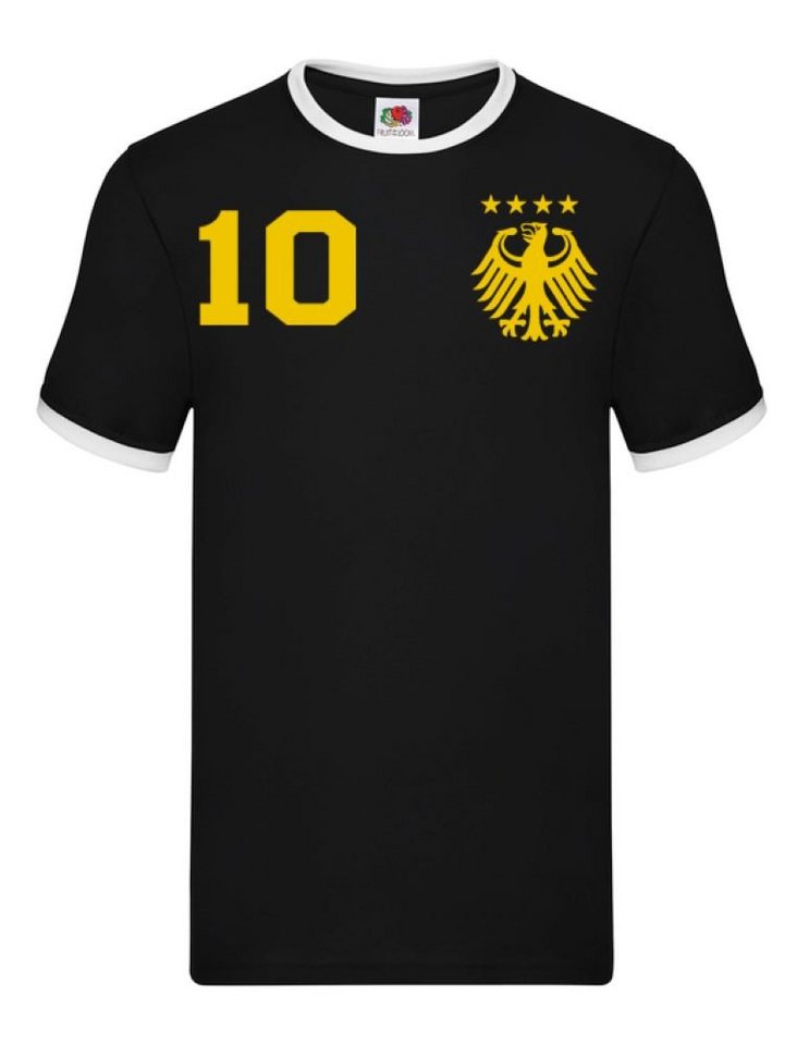 Blondie & Brownie T-Shirt Herren Deutschland Germany Sport Trikot Fußball Meister WM Europa von Blondie & Brownie