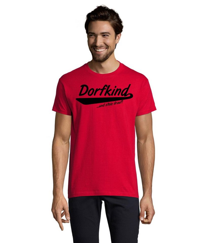 Blondie & Brownie T-Shirt Herren Dorfkind und stolz drauf! von Blondie & Brownie