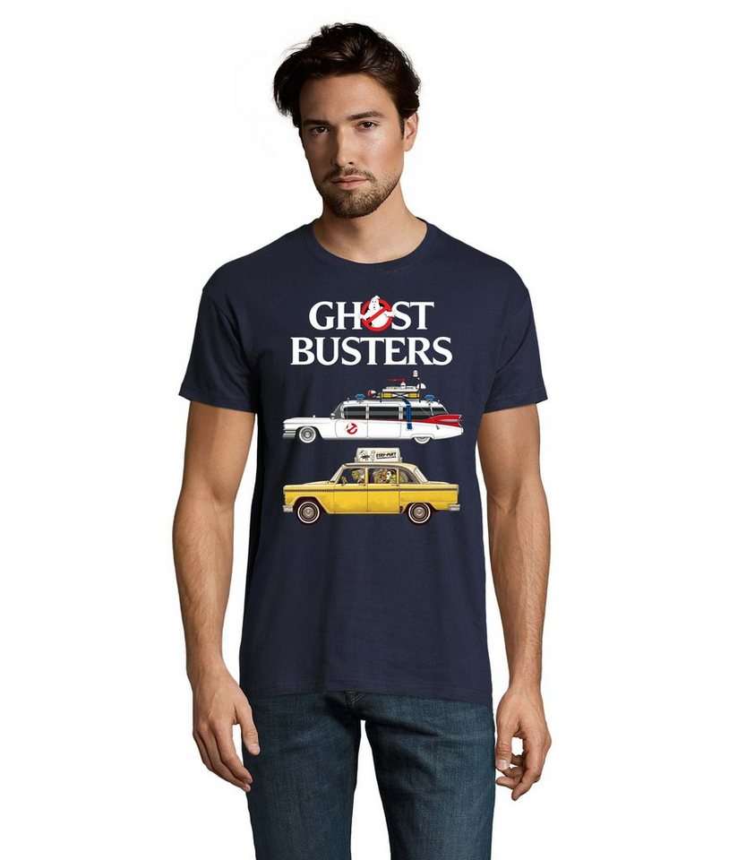 Blondie & Brownie T-Shirt Herren Ghostbusters Cars Auto Geisterjäger Geister Film Ghost von Blondie & Brownie