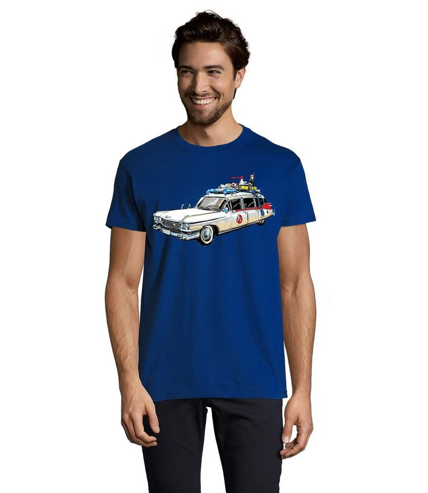 Blondie & Brownie T-Shirt Herren Ghostbusters Cars Auto Geisterjäger Geister Film Ghost von Blondie & Brownie