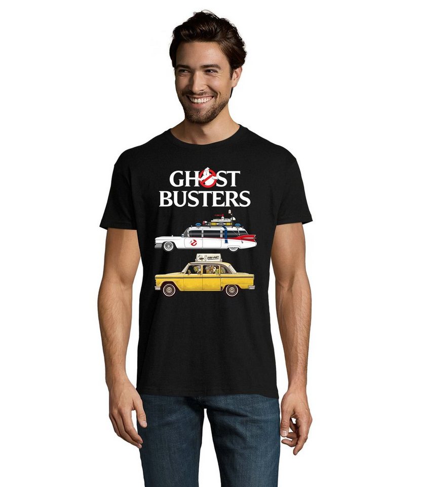 Blondie & Brownie T-Shirt Herren Ghostbusters Cars Auto Geisterjäger Geister Film Ghost von Blondie & Brownie