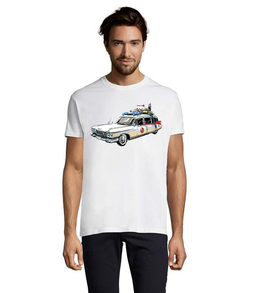 Blondie & Brownie T-Shirt Herren Ghostbusters Cars Auto Geisterjäger Geister Film Ghost von Blondie & Brownie