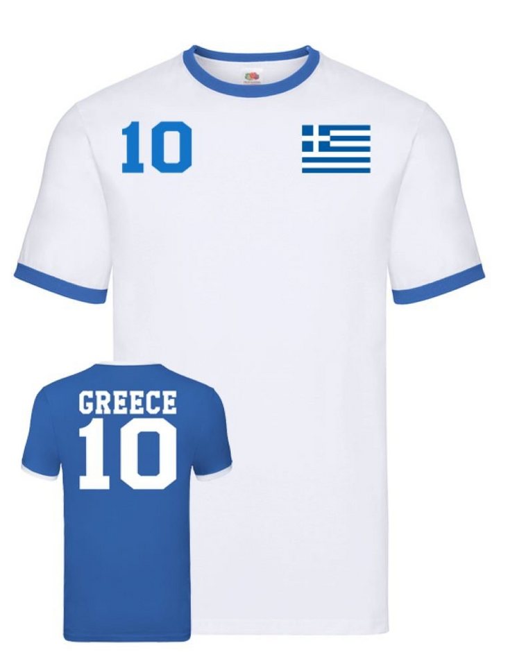 Blondie & Brownie T-Shirt Herren Griechenland Sport Trikot Fußball Handball Meister EM von Blondie & Brownie
