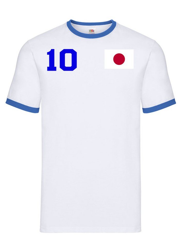 Blondie & Brownie T-Shirt Herren Japan Asien Sport Trikot Fußball Weltmeister Meister WM von Blondie & Brownie