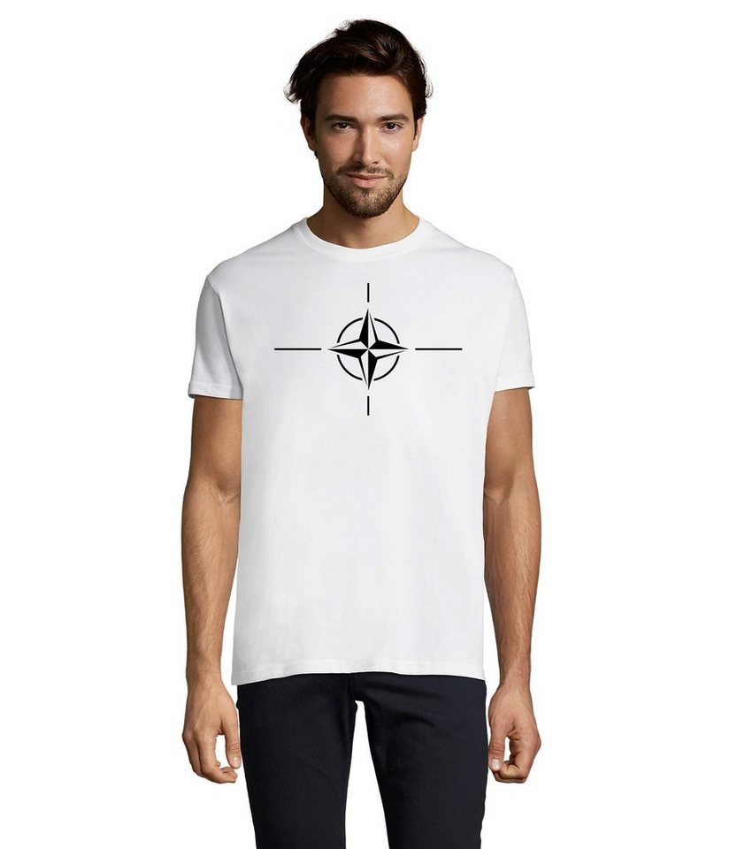 Blondie & Brownie T-Shirt Herren Nato Bündnis USA Army Ukraina Peace Print Blondie & Brownie T-Shirt Herren Nato Bündnis USA Army Ukraina Peace Print von Blondie & Brownie