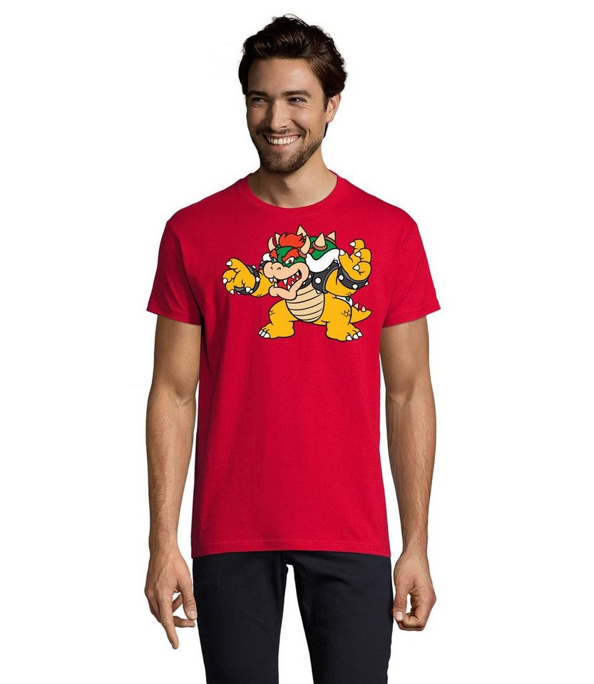 Blondie & Brownie T-Shirt Herren Mario Yoshi Luigi Game Gamer Gaming Konsole Retro von Blondie & Brownie