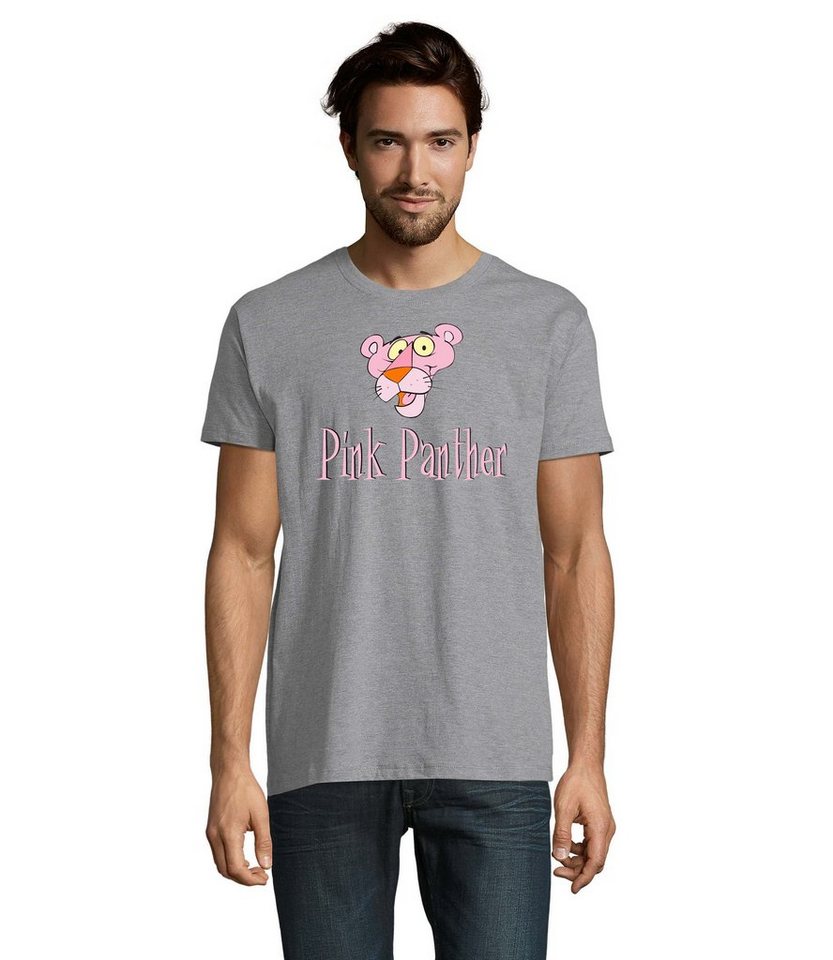 Blondie & Brownie T-Shirt Herren Pink Panther Rosarote Inspector Comic Cartoon von Blondie & Brownie