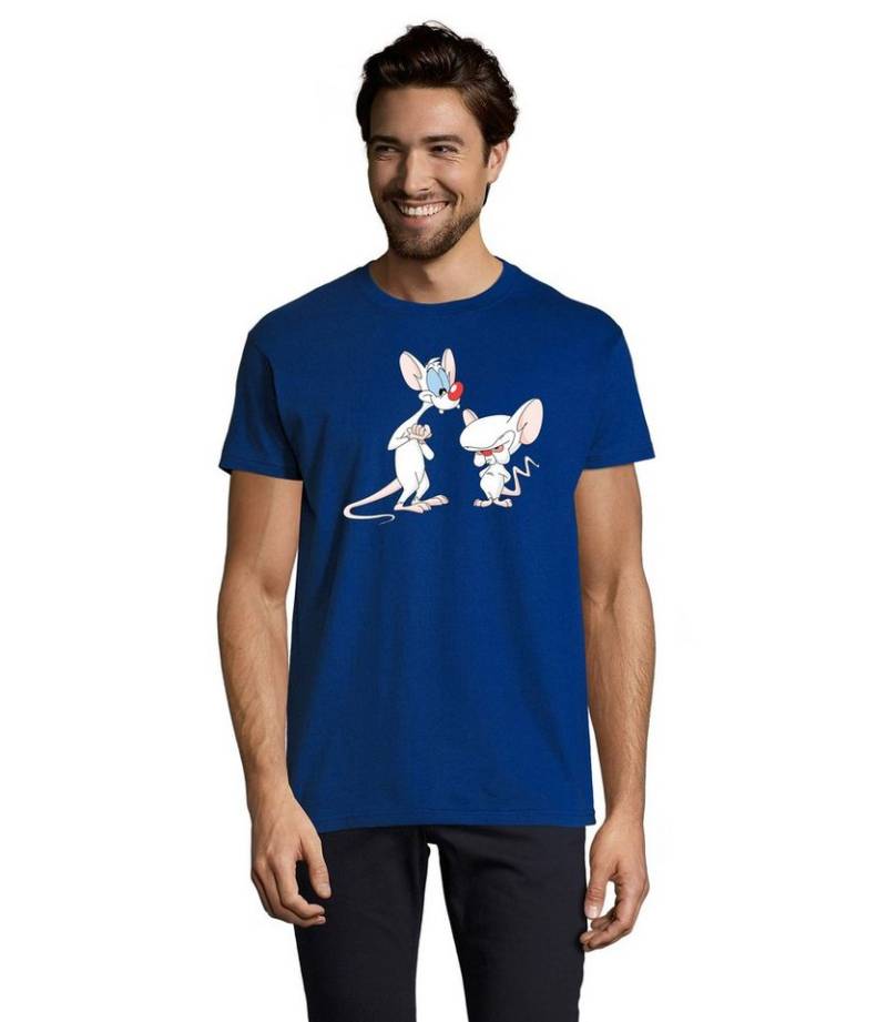 Blondie & Brownie T-Shirt Herren Pinky and the Brain Comic Zeichentrick Cartoon Blondie & Brownie T-Shirt Herren Pinky and the Brain Comic Zeichentrick Cartoon von Blondie & Brownie
