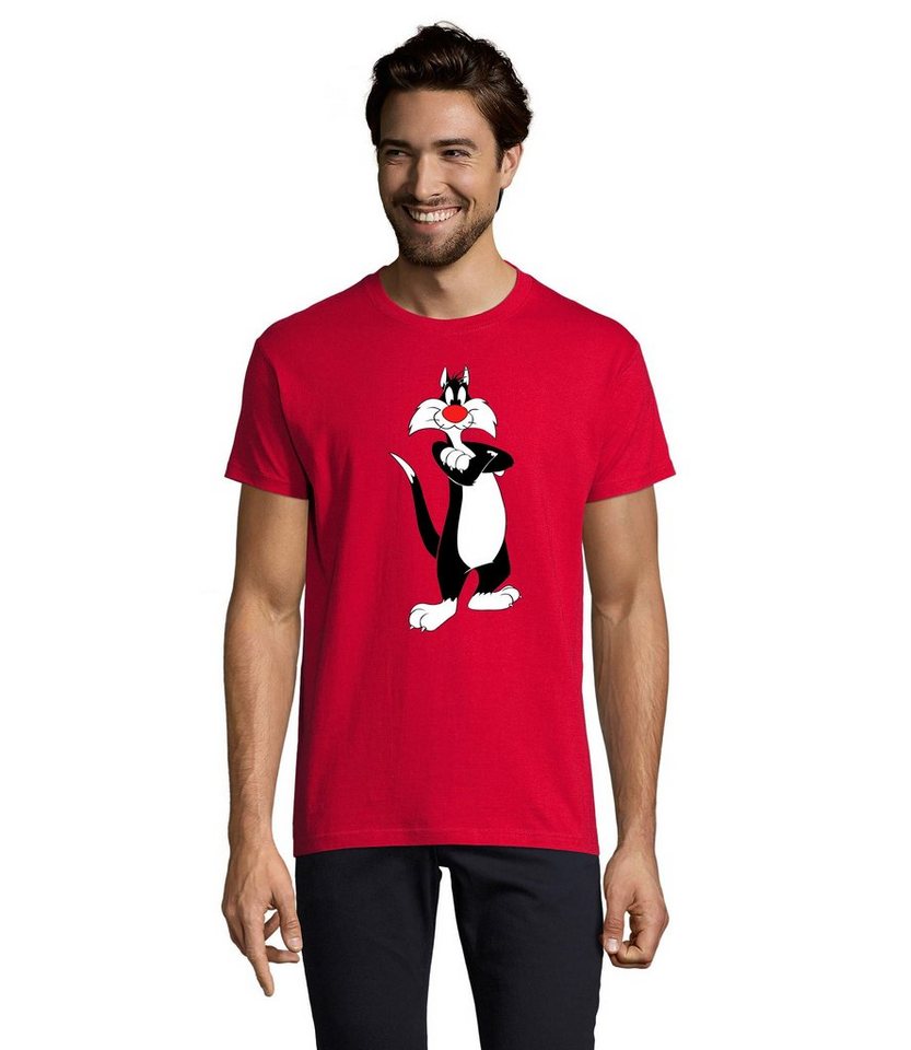 Blondie & Brownie T-Shirt Herren Silvester Tweety Looney Cartoon Daffy Duck Blondie & Brownie T-Shirt Herren Silvester Tweety Looney Cartoon Daffy Duck von Blondie & Brownie