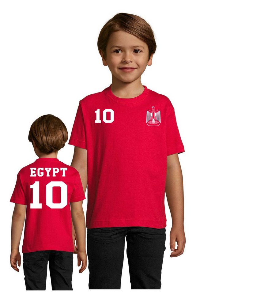 Blondie & Brownie T-Shirt Kinder Ägypten Egypt Sport Trikot Fußball Meister WM Afrika Cup von Blondie & Brownie