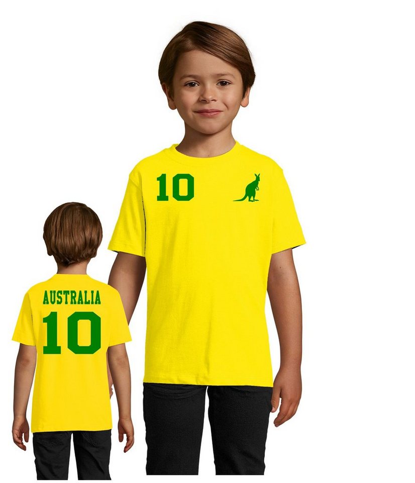 Blondie & Brownie T-Shirt Kinder Australien Sport Trikot Fußball Weltmeister Meister WM von Blondie & Brownie
