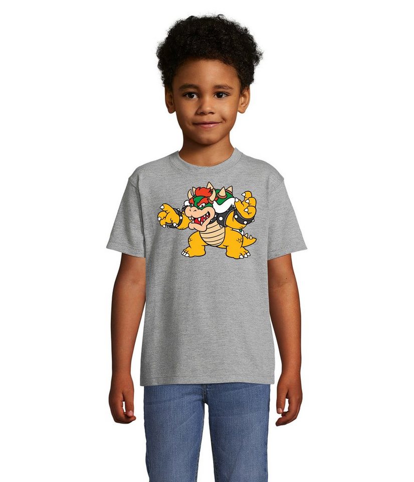 Blondie & Brownie T-Shirt Kinder Bowser Mario Yoshi Luigi Game Gamer Konsole Retro von Blondie & Brownie