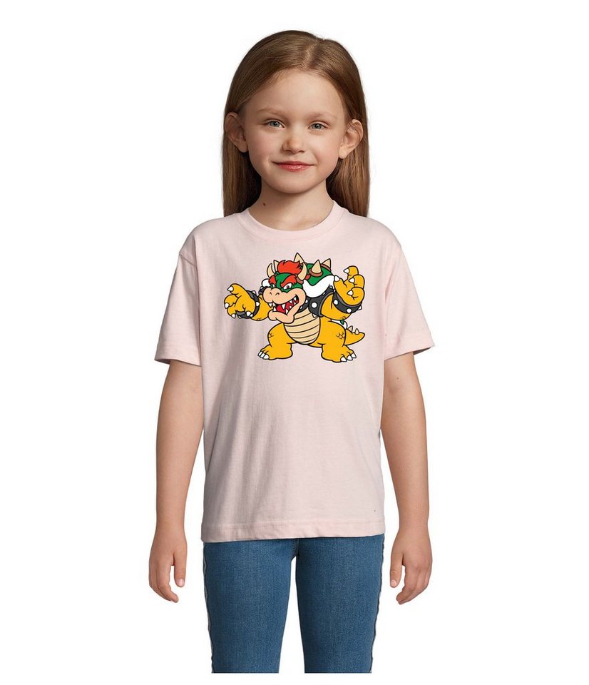 Blondie & Brownie T-Shirt Kinder Bowser Mario Yoshi Luigi Game Gamer Konsole Retro von Blondie & Brownie